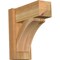 Ekena Millwork Thorton Craftsman Rough Sawn Outlooker, Western Red Cedar, 6"W x 14"D x 14"H OUT06X14X14THR04RWR - alternate 1